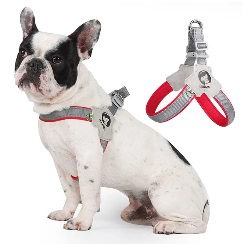 Y Dog Harness for Small Medium Dogs Adjustable Pet Seat Belts Reflective Puppy Chest Strap Chihuahua Outdoor Walking Accessories